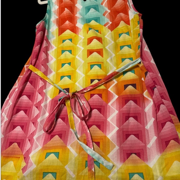 Colorful Geometric Mini Dress - Picture 4 of 4